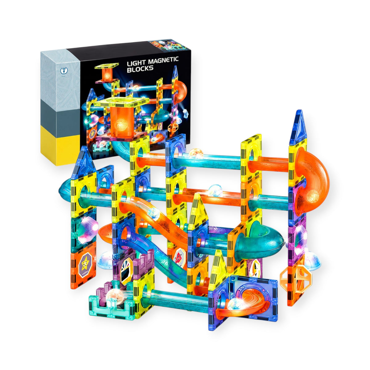 Montessori Glow Magnetic Tiles