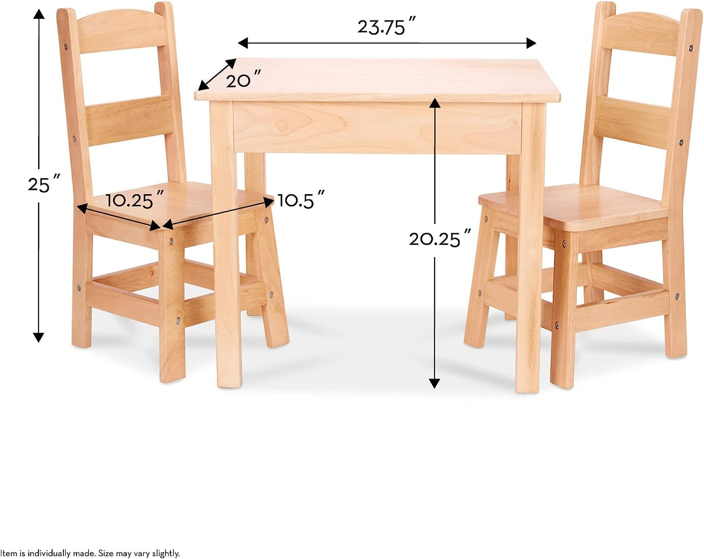 "Montessori Play Table and Chair Set"