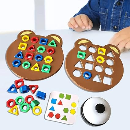 Montessori Shape & Color Matching Puzzle