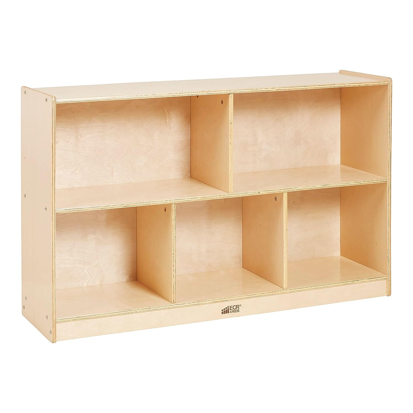 5-Compartment Wooden Storage Cabinet