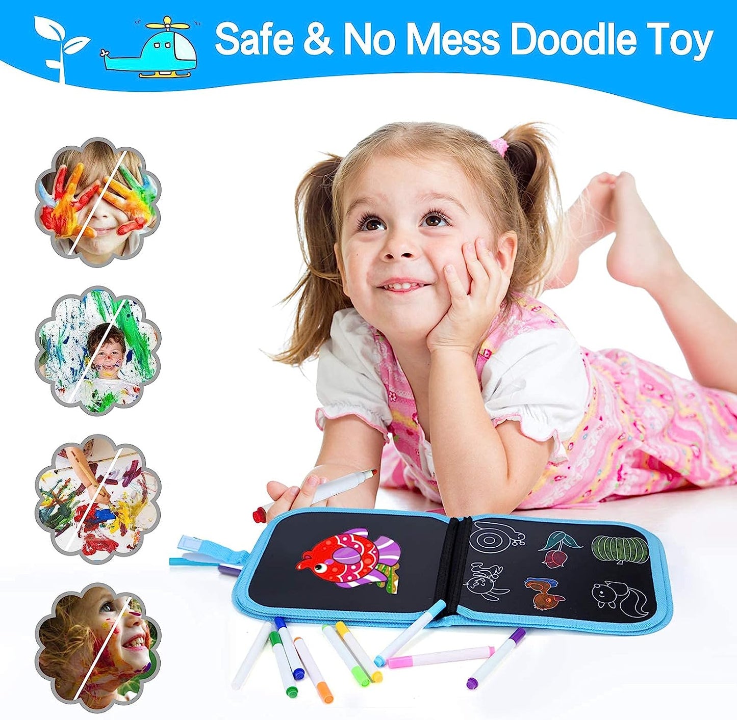 Erasable Doodle Book Set