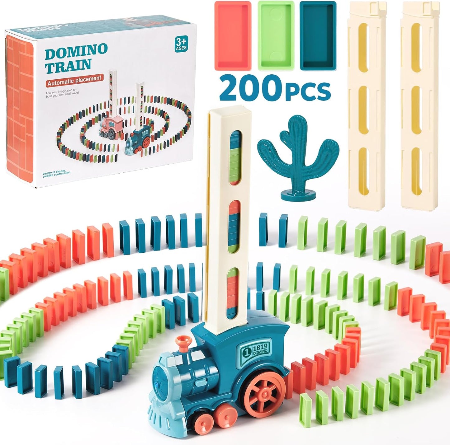 Montessori Domino Train Set