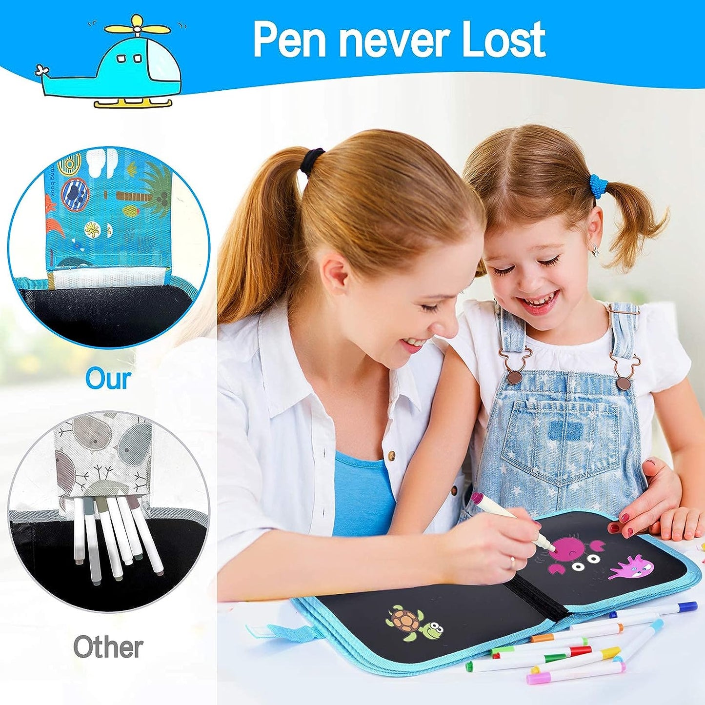 Erasable Doodle Book Set