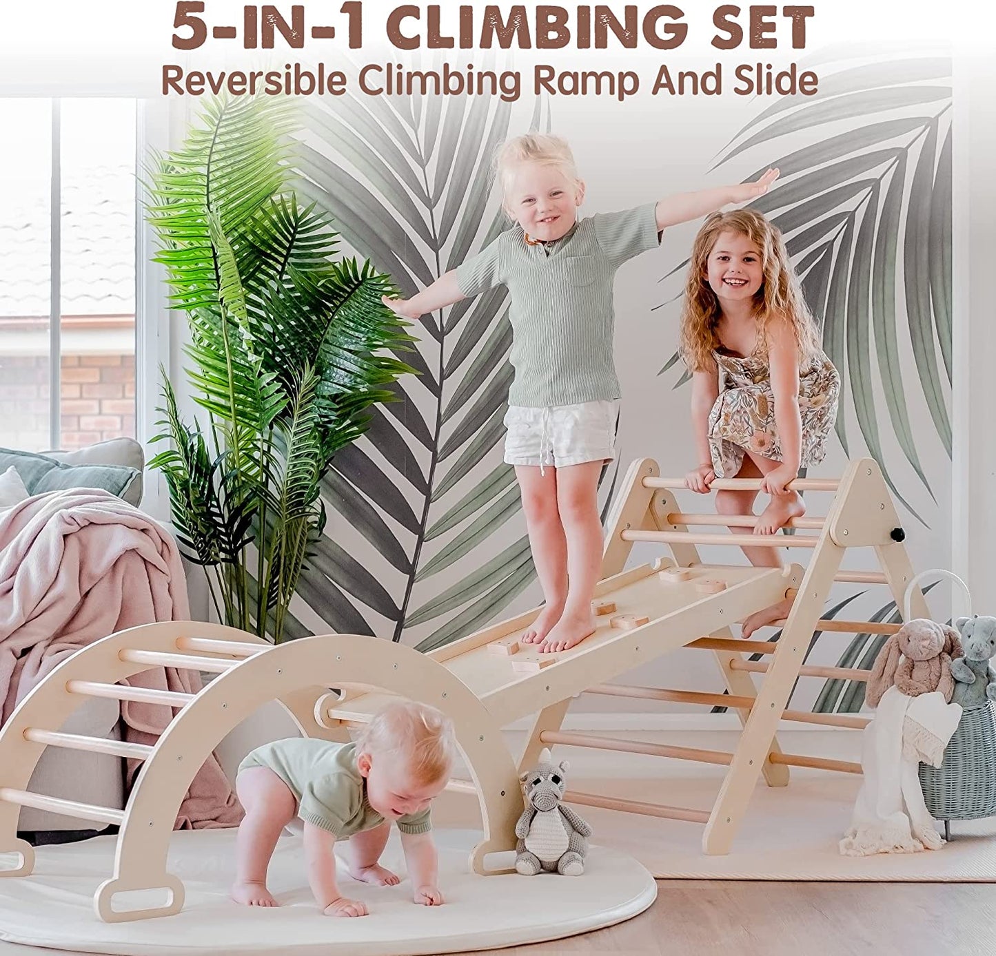 Montessori 5-in-1 Toddler Climbing Set