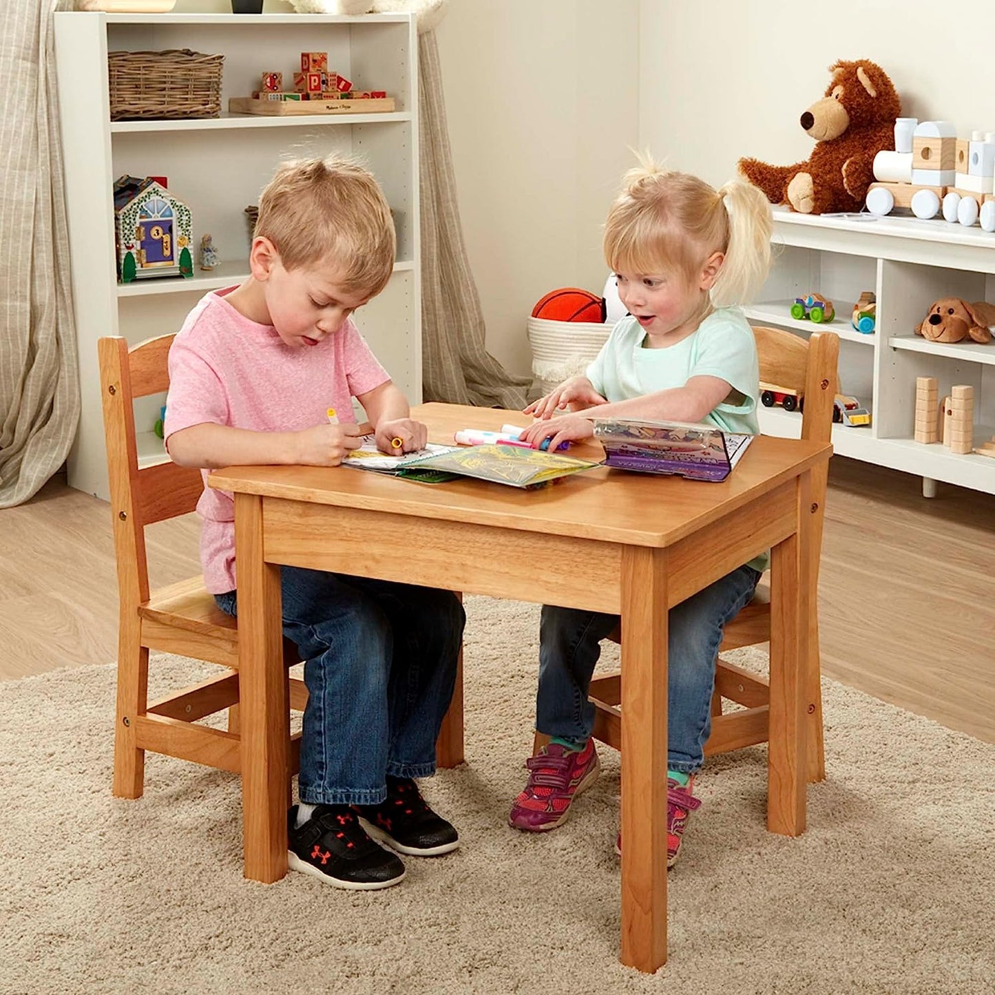 "Montessori Play Table and Chair Set"