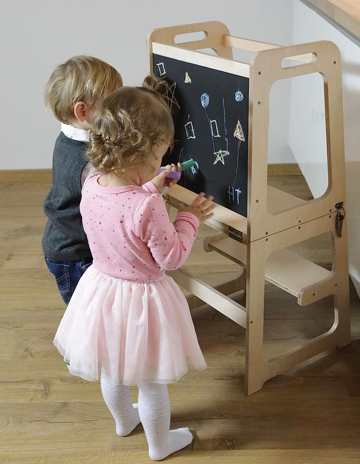 Montessori Table & Chair All-In-One