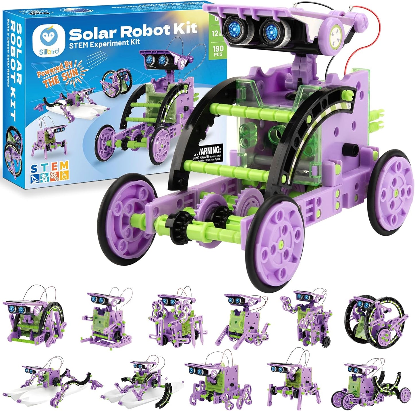 12-in-1 Solar Robotics Engineering Kit