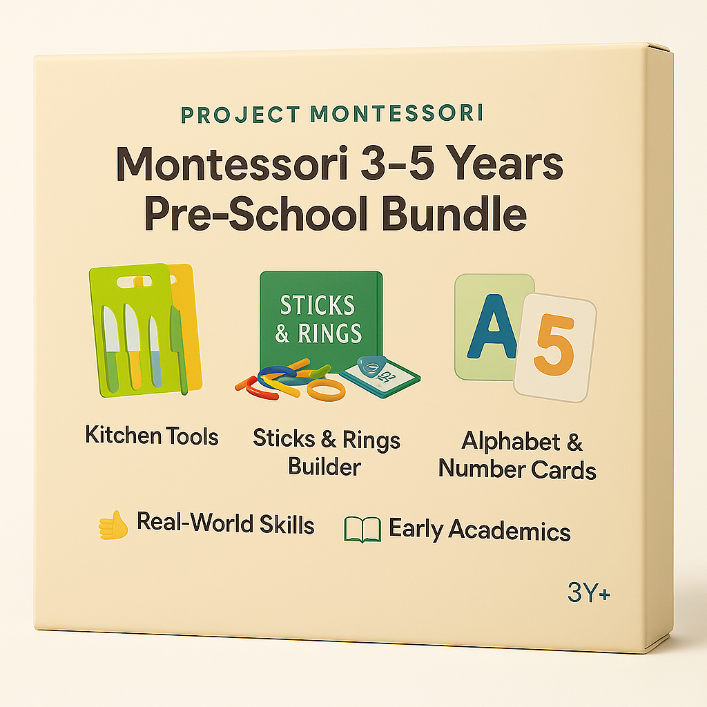 Montessori 3-5 Years Pre-School Bundle