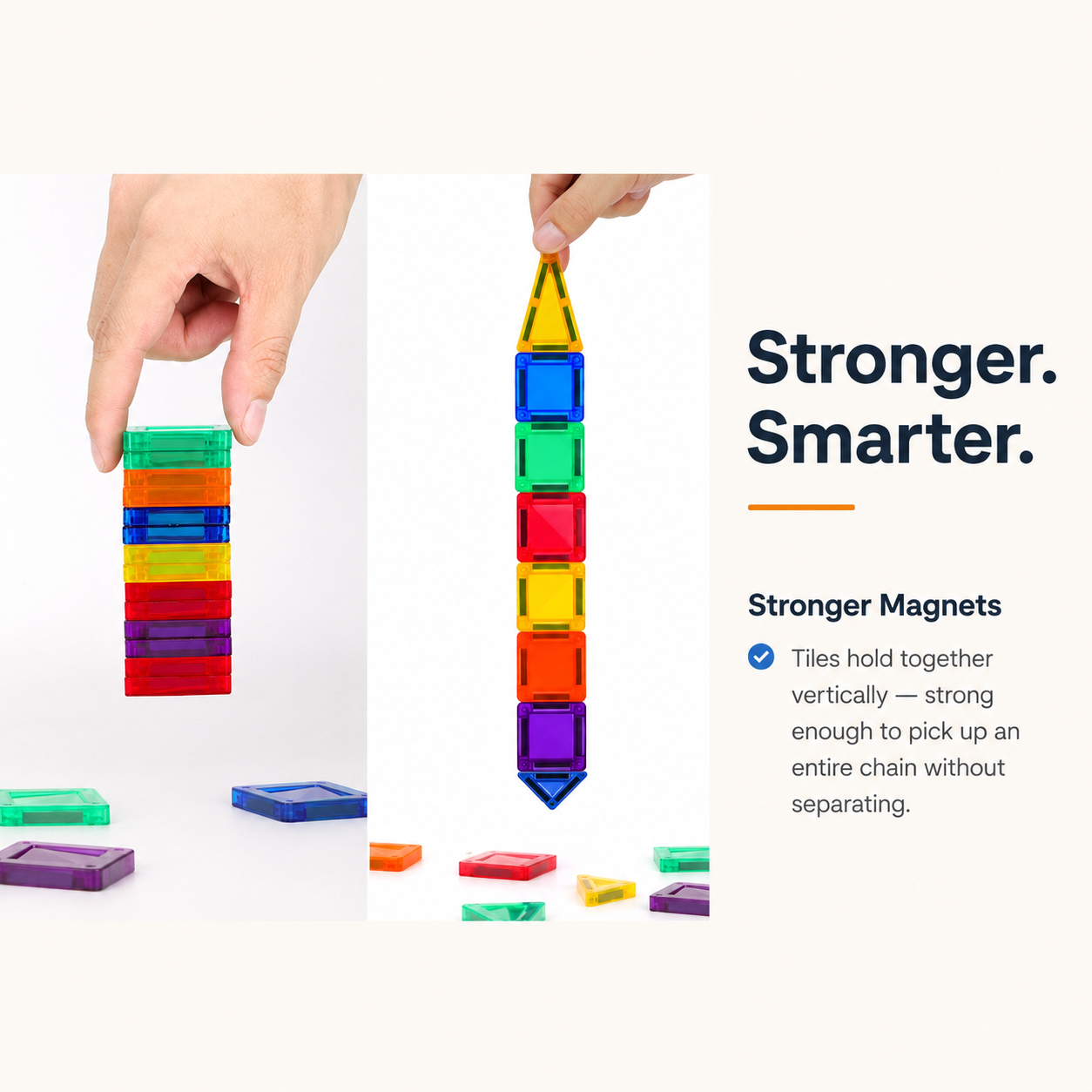 Montessori Travel Magnetic Tiles