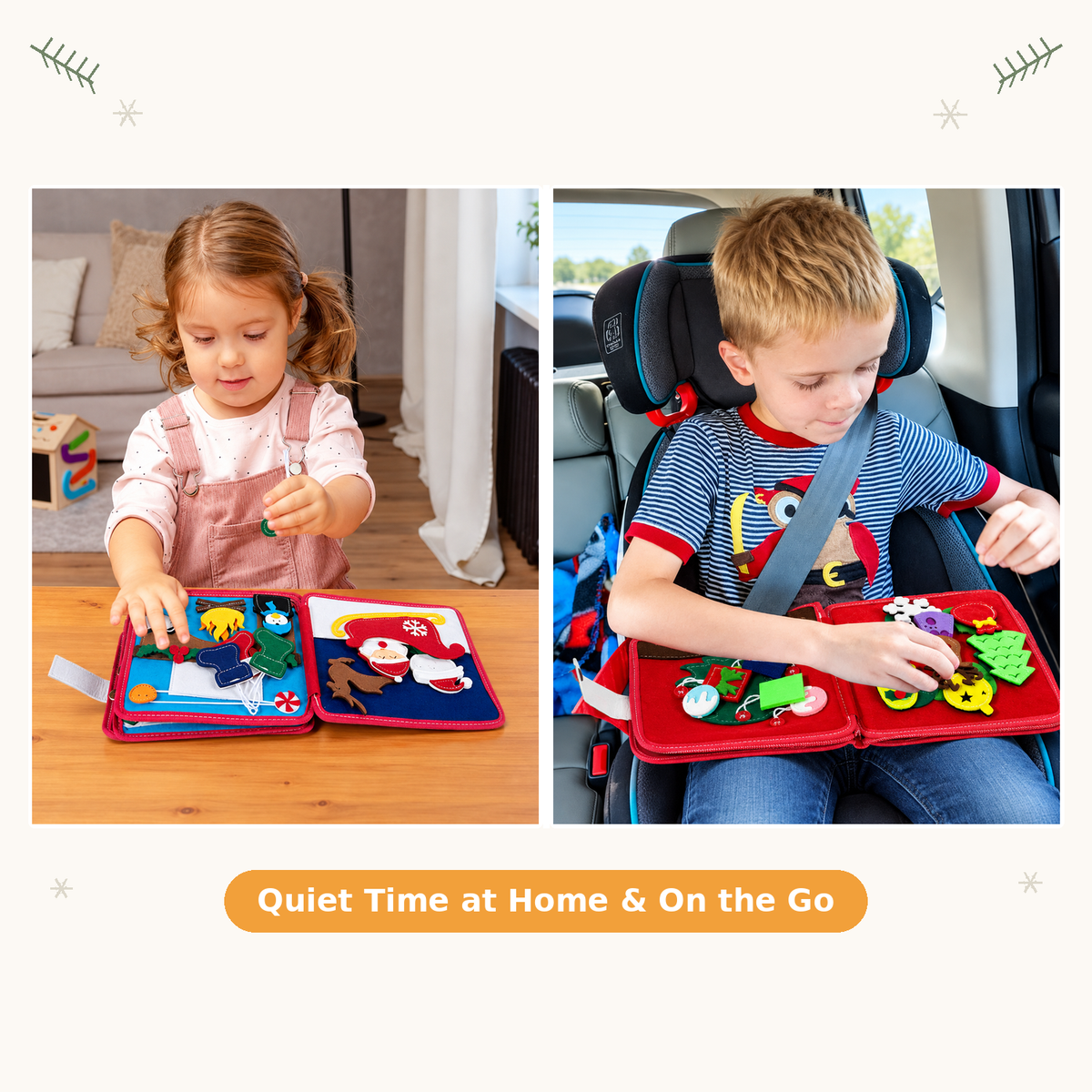 Montessori Felt Santa Book