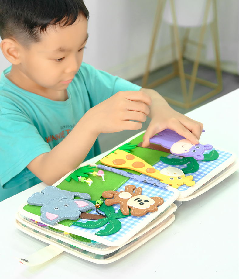 Montessori Busy Board Book