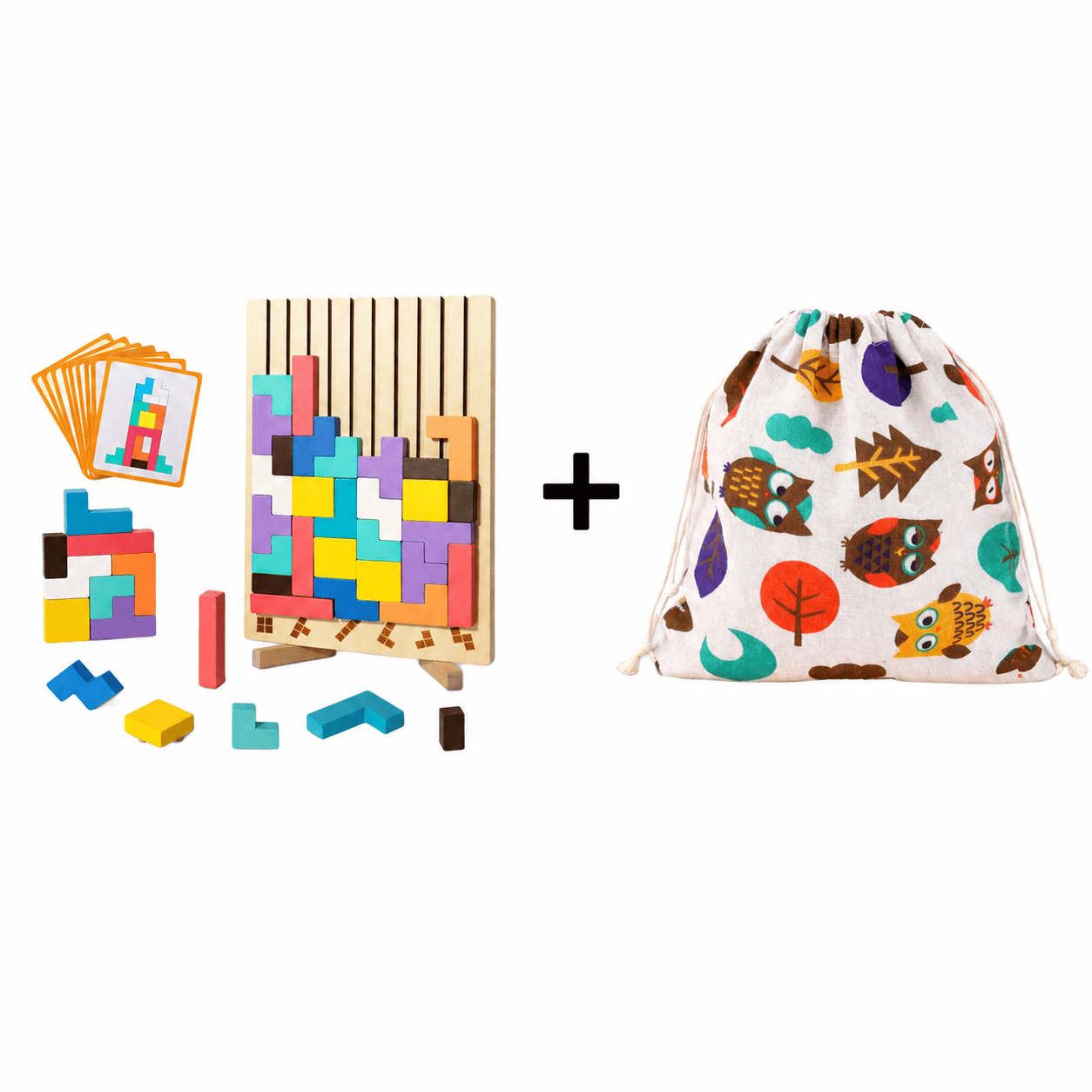 Montessori 3D Tangram Puzzle Blocks - Project Montessori