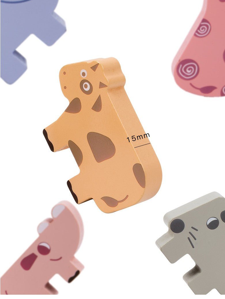 Montessori Animal Stacking Game - Project Montessori