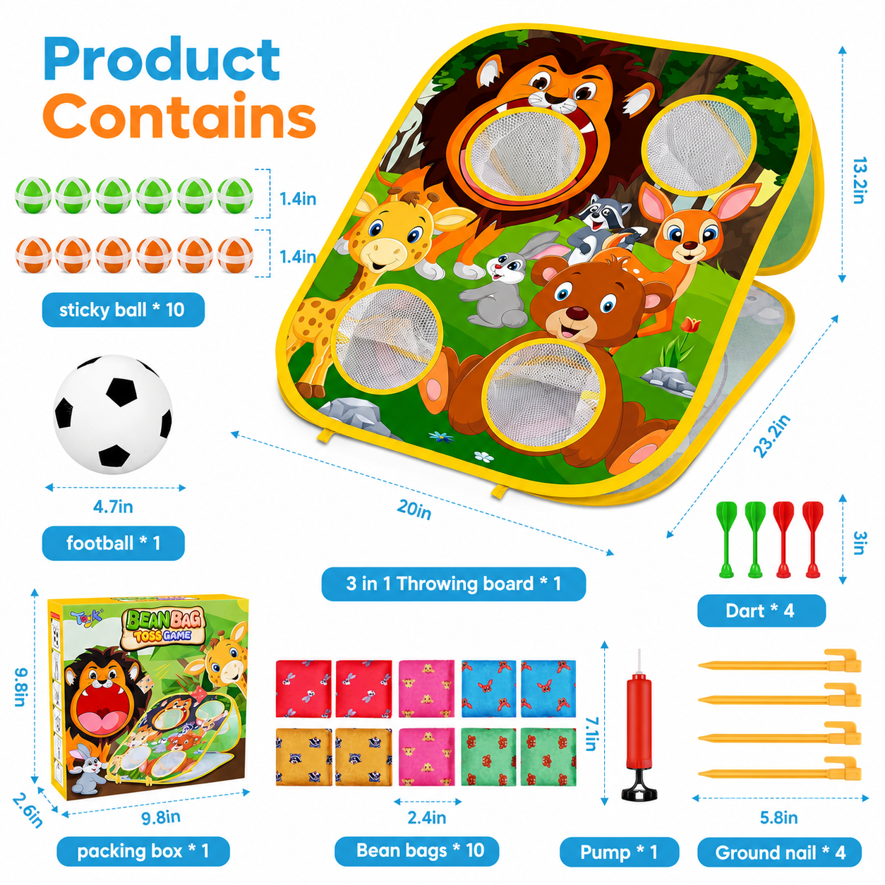 Montessori Animal Toss Game - Project Montessori