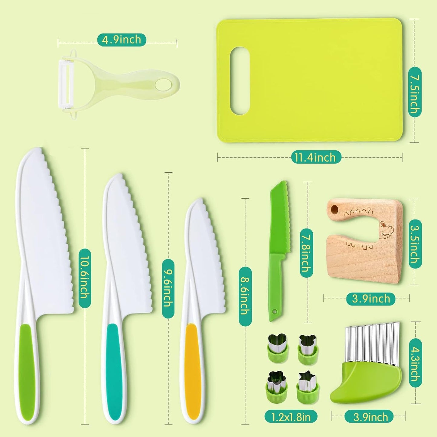 Montessori Kitchen Tools (13 Pieces) - Project Montessori
