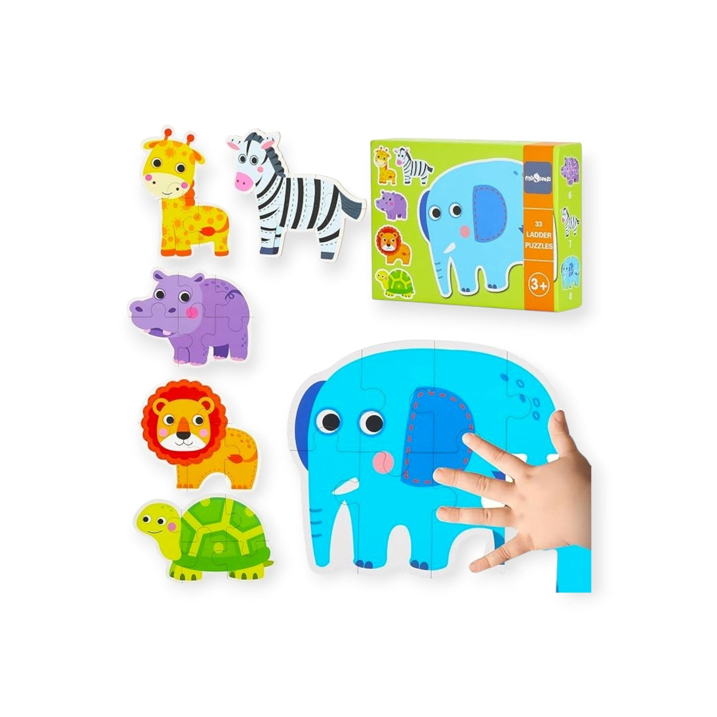 Montessori Safari Wooden Jigsaw Puzzles - Project Montessori