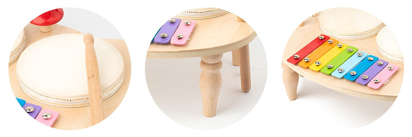 Montessori Wooden Drums Set - Project Montessori