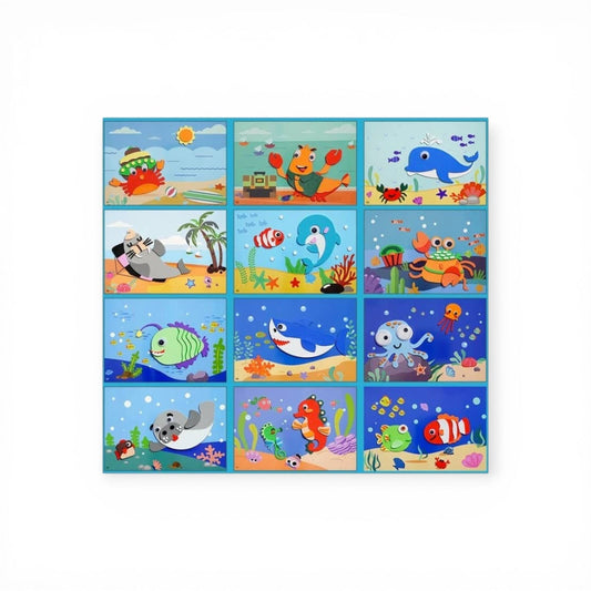 3D Sticker Puzzles (12 Sheets)