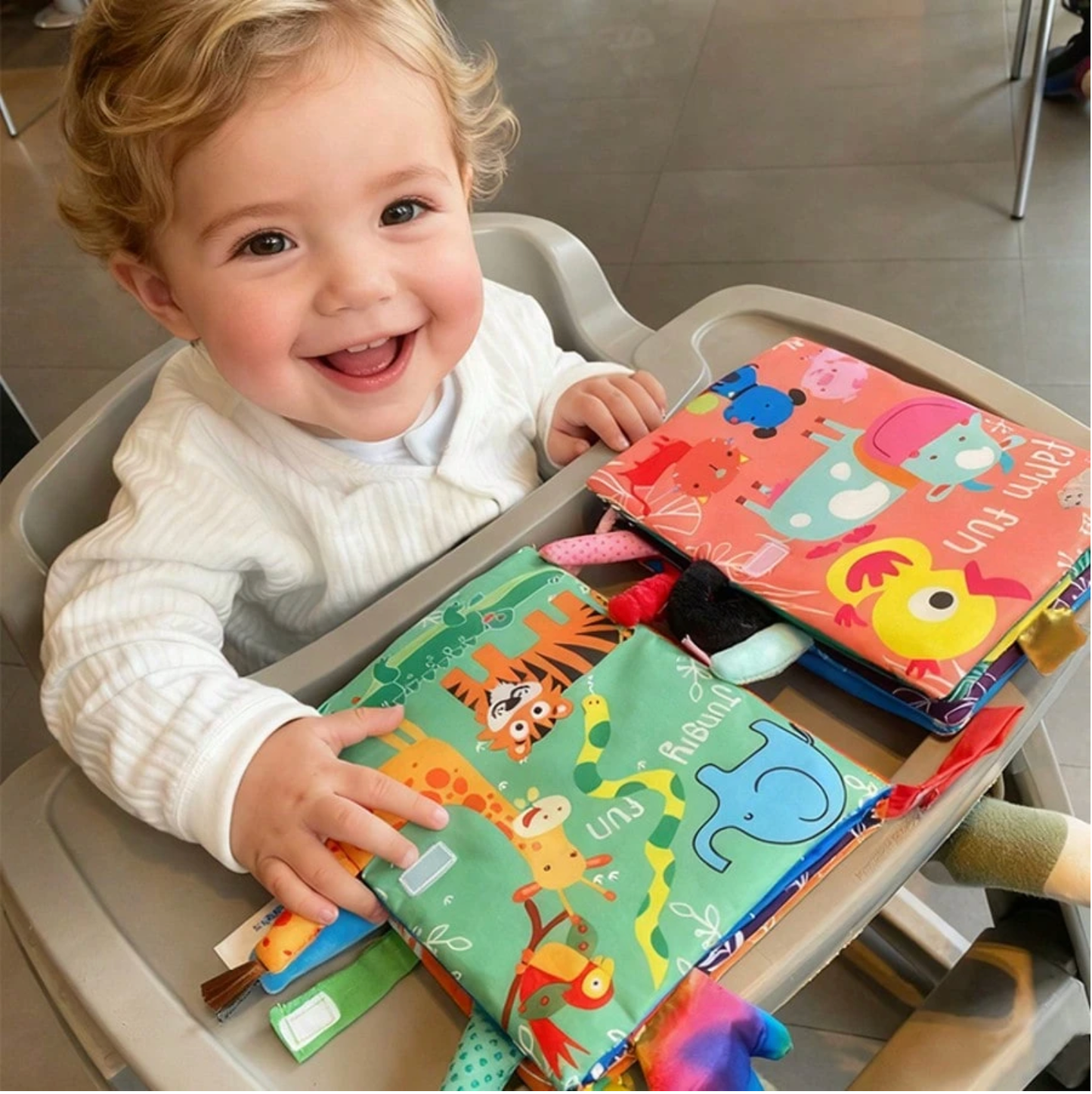 3D Animal Tails Cloth Book - Project Montessori