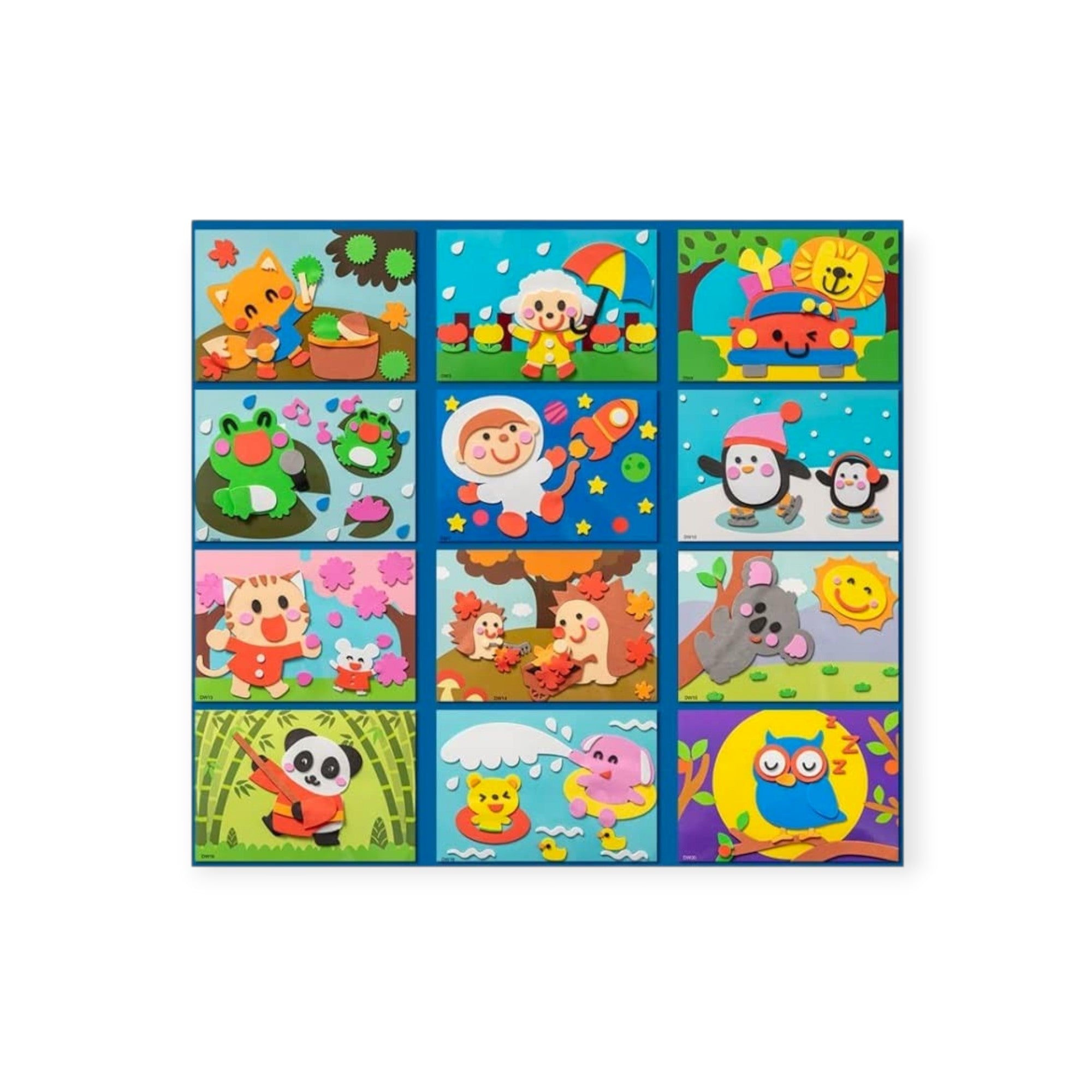 3D Sticker Puzzles (12 Sheets) - Project Montessori