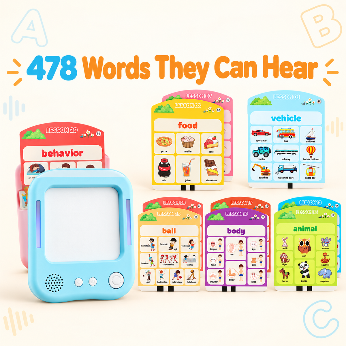 Montessori Talking Phonics Board