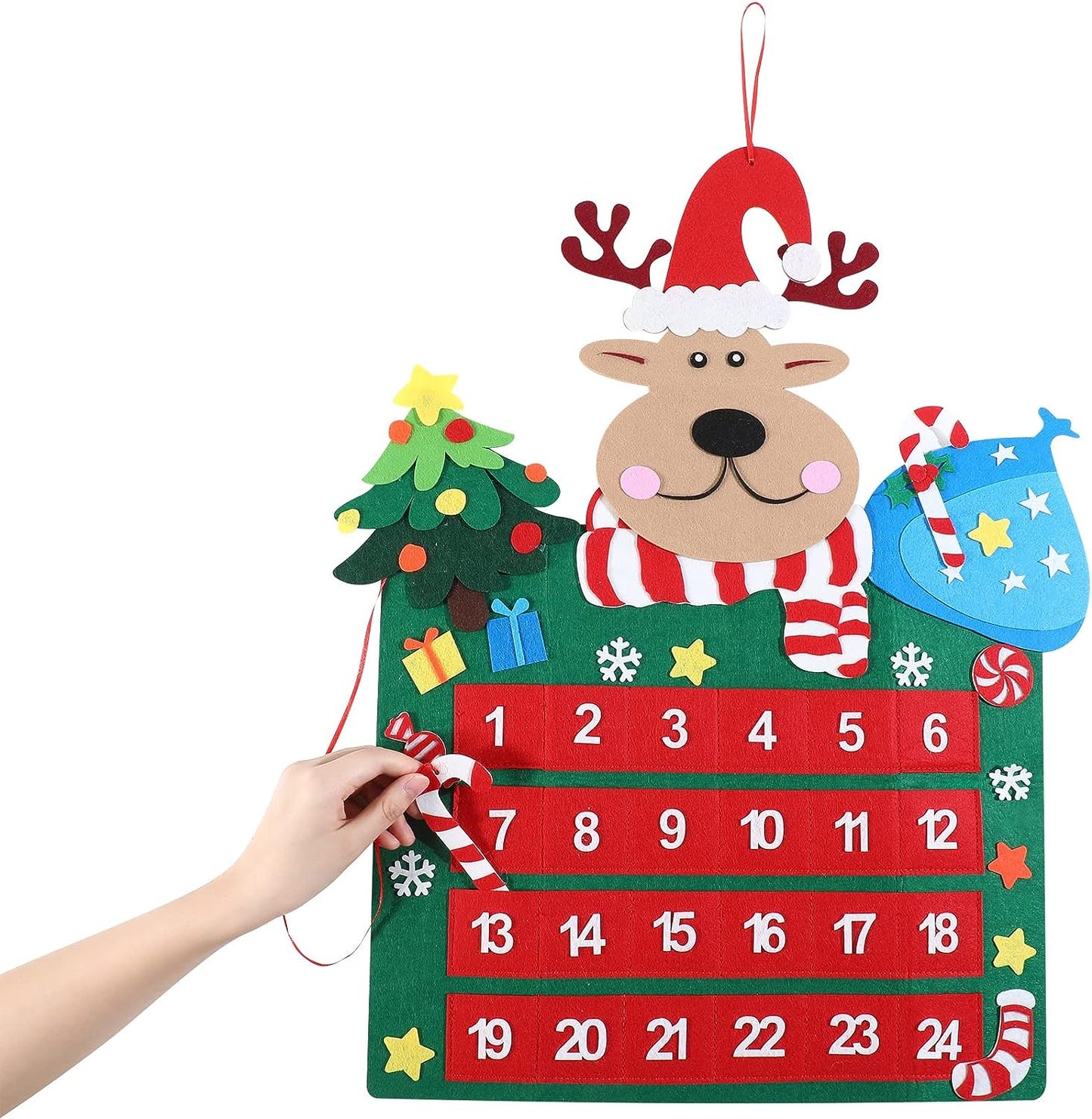 Reindeer Felt Advent Calendar
