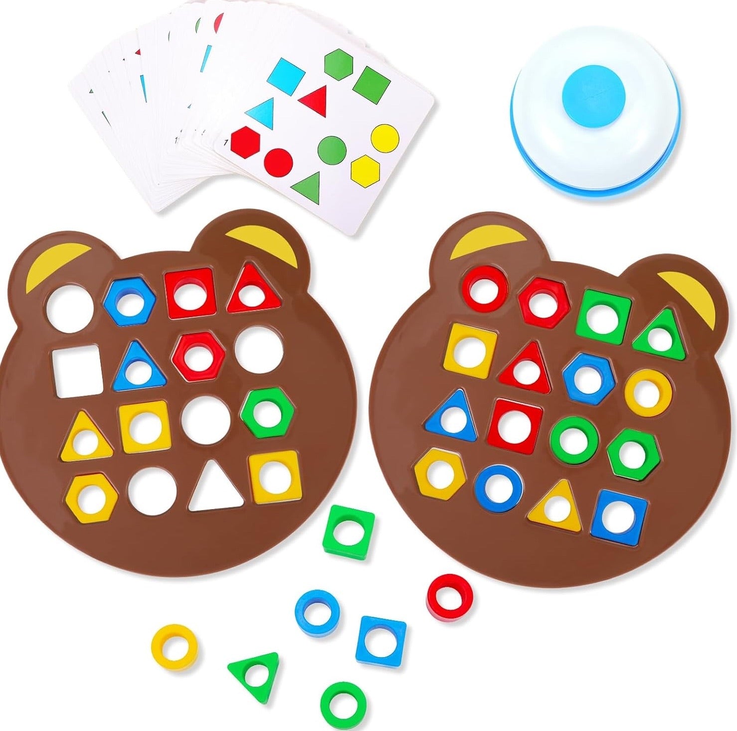 Shape Color Match Montessori Shape & Color Matching Puzzle – Project Montessori