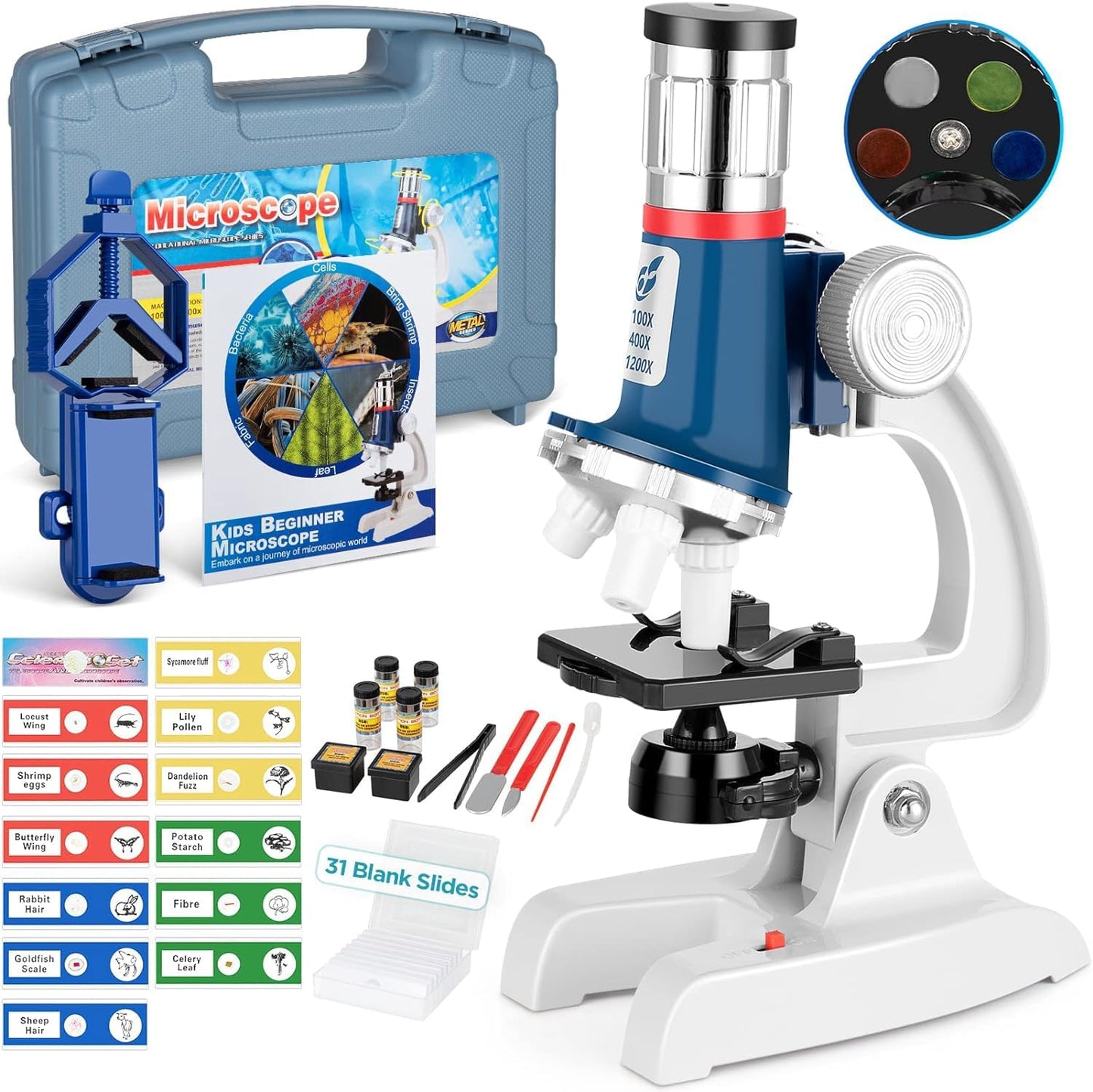 58-Piece STEM Microscope Exploration Kit