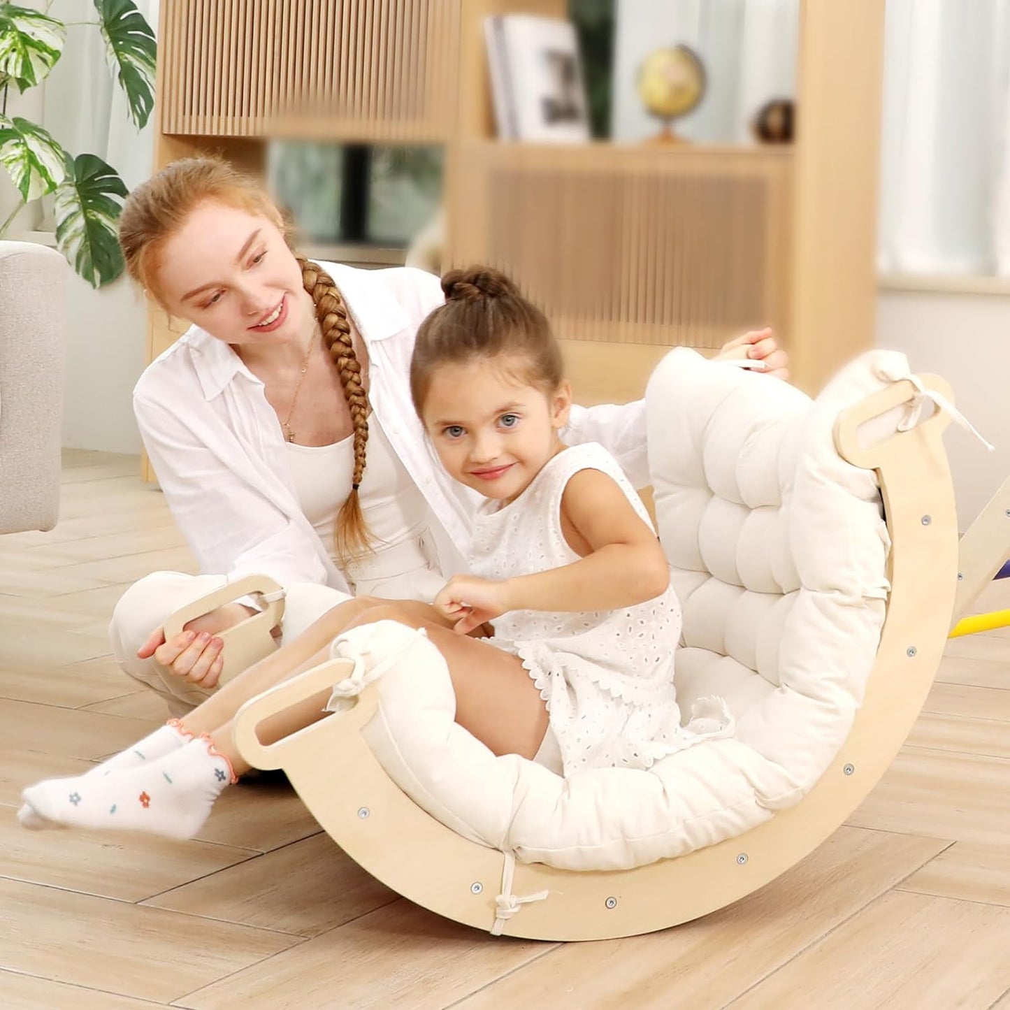 Montessori Climbing Arch and Rocker Bed