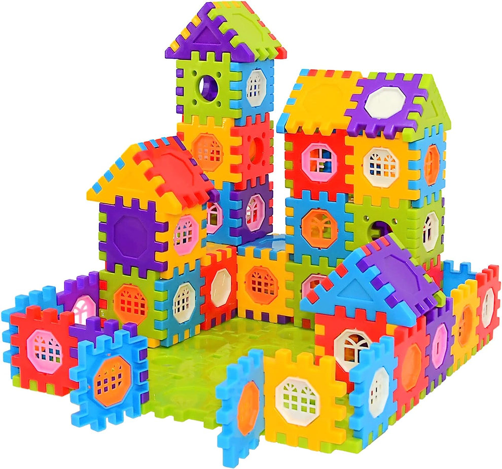 Montessori Interlocking Building Blocks (150 PCS) Project Montessori