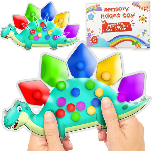 Montessori Dino Color Sorting Fidget Toy