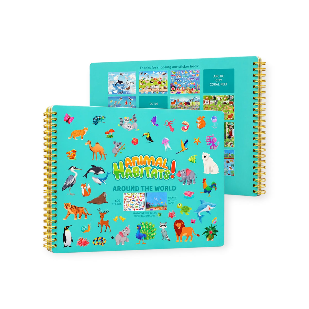 Montessori Sticker & Discover Book