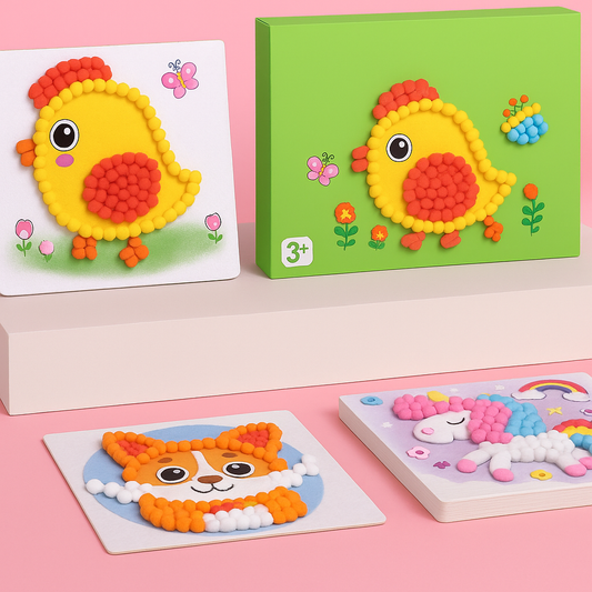 Montessori Pom Pom Craft Kit