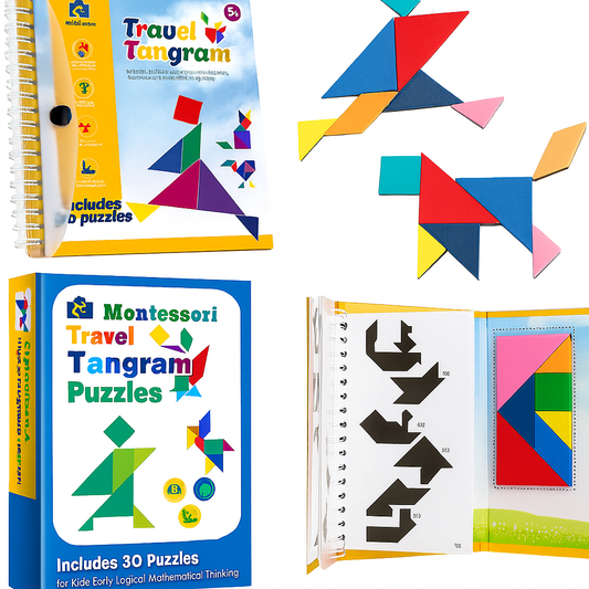 Montessori Travel Tangram Puzzles