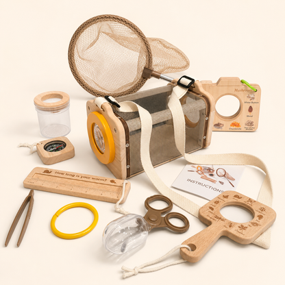Montessori Wooden Bug Catcher Kit