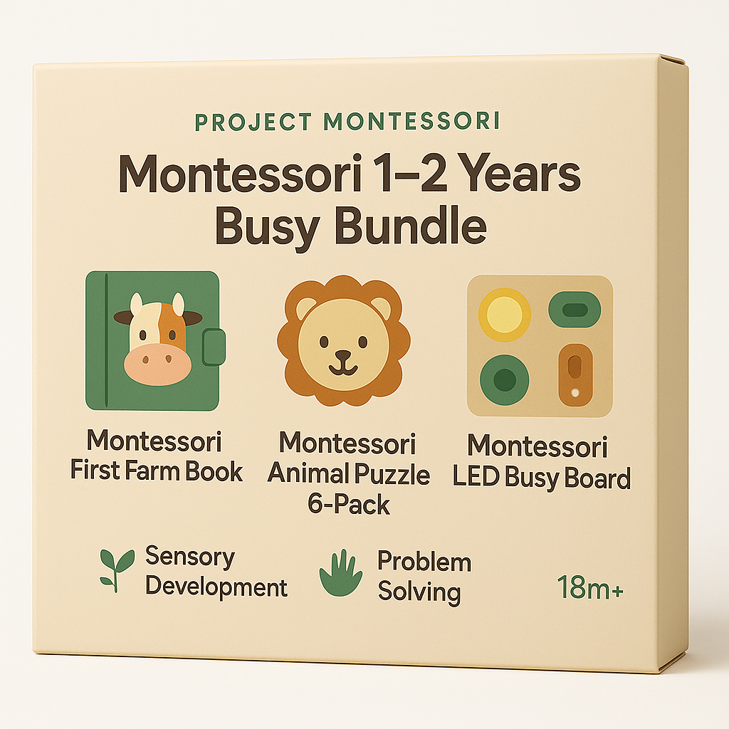 Montessori 1–2 Years Busy Bundle