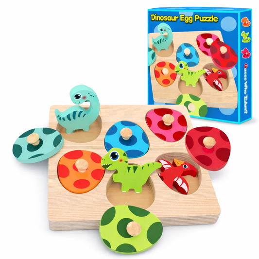 Montessori Egg Match Dino Puzzle