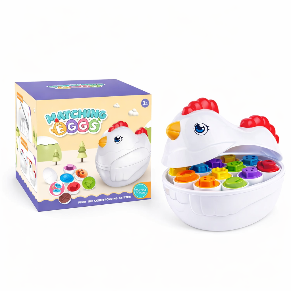 Montessori Mama Hen Matching Eggs