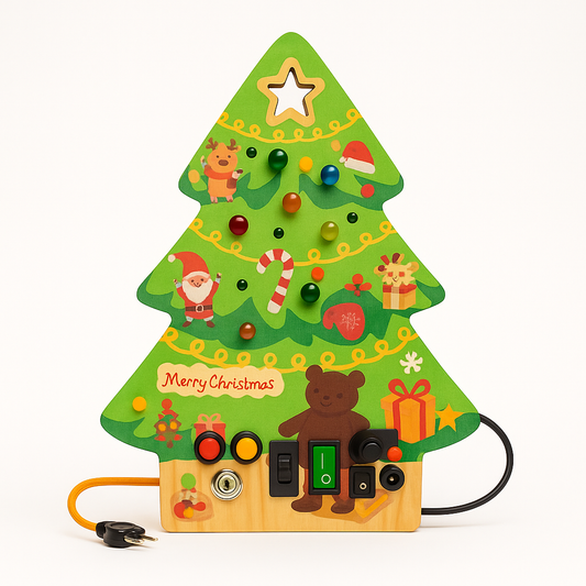 Montessori Wooden LED Christmas Tree