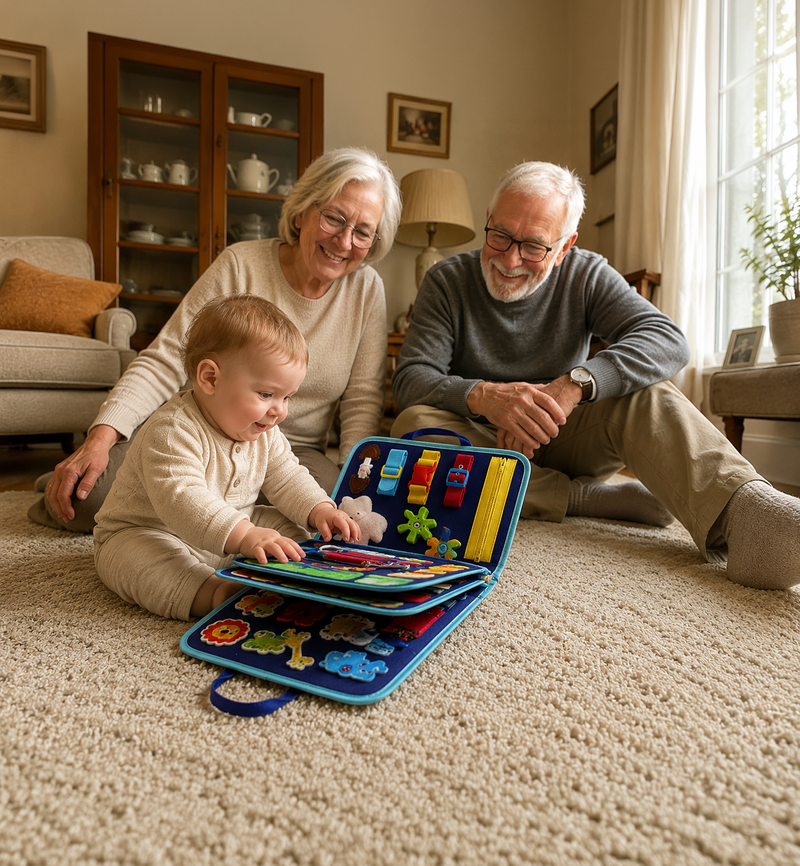 Montessori Busy Board - Upgraded Edition