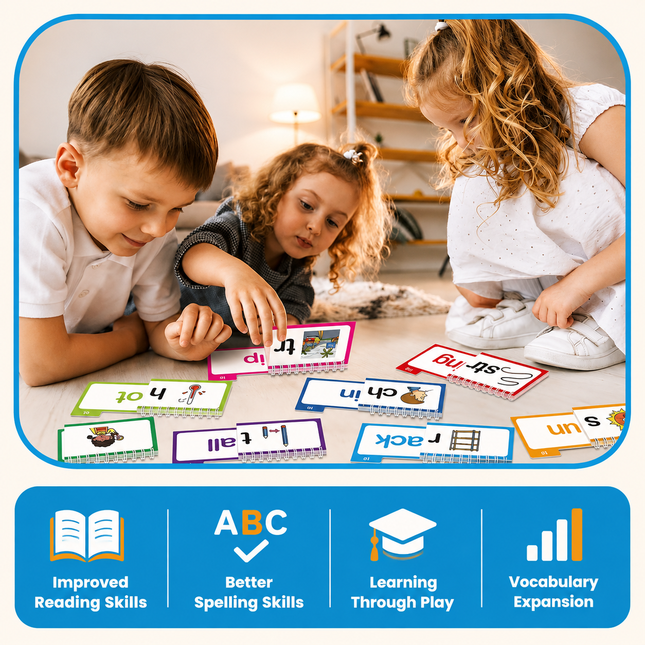 Montessori Word Flip Cards