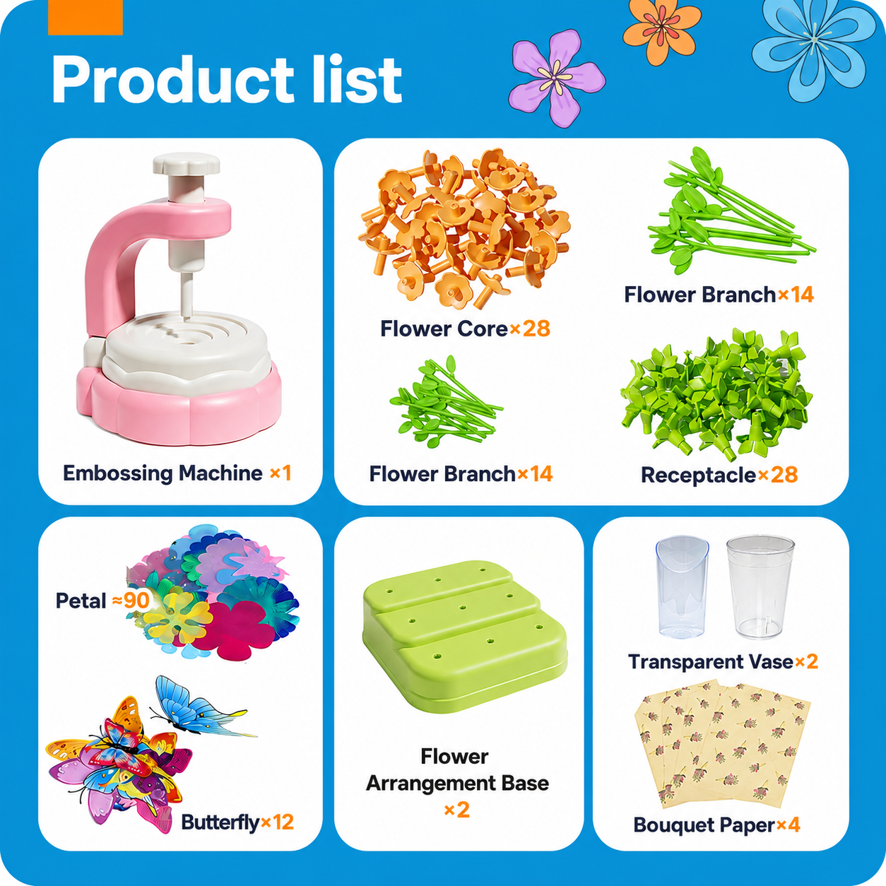 Montessori Fabric Flower Making Kit