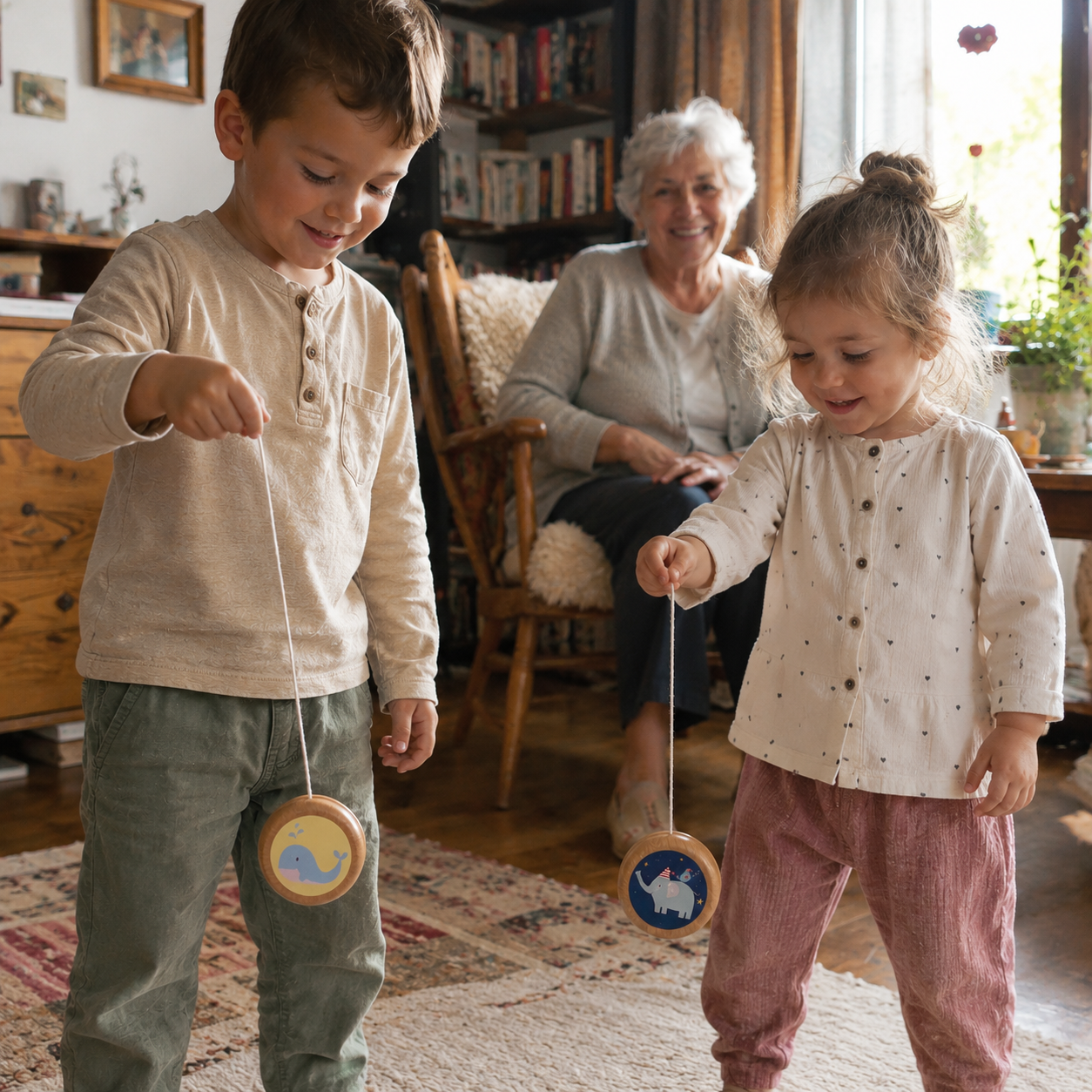 Wooden Yo-Yo for Kids