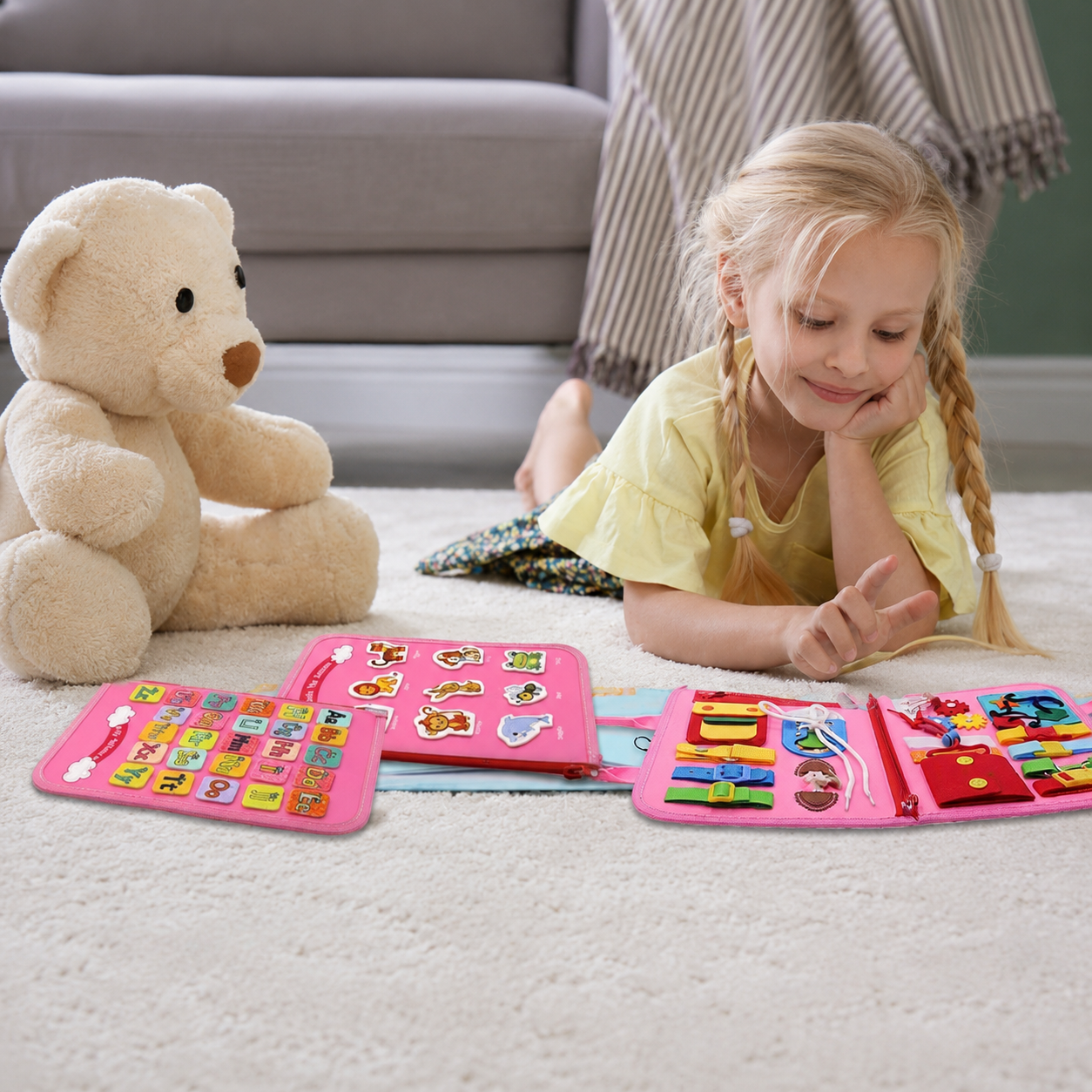 Montessori Busy Board - Upgraded Edition
