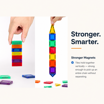 Montessori Travel Magnetic Tiles