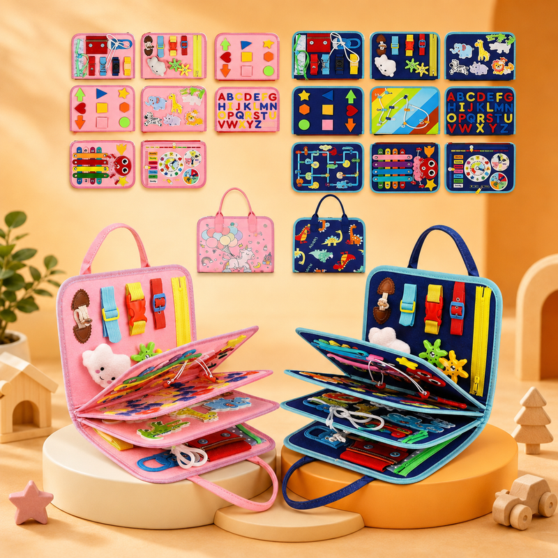 Montessori Busy Board - Upgraded Edition detail