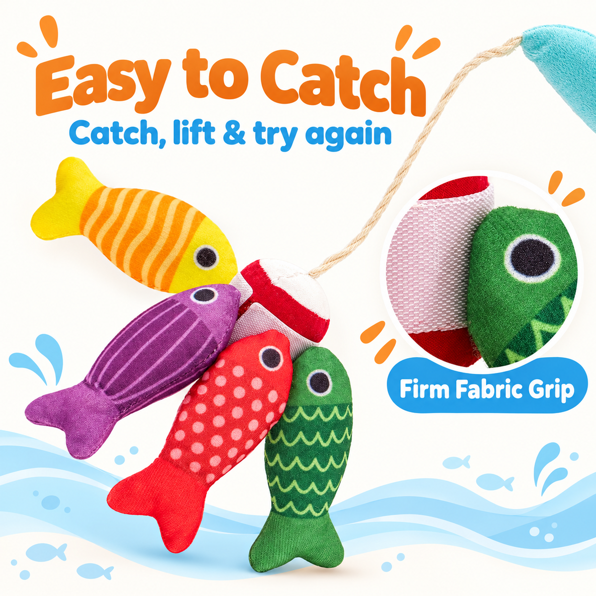 Montessori Catch & Count Fishing Set