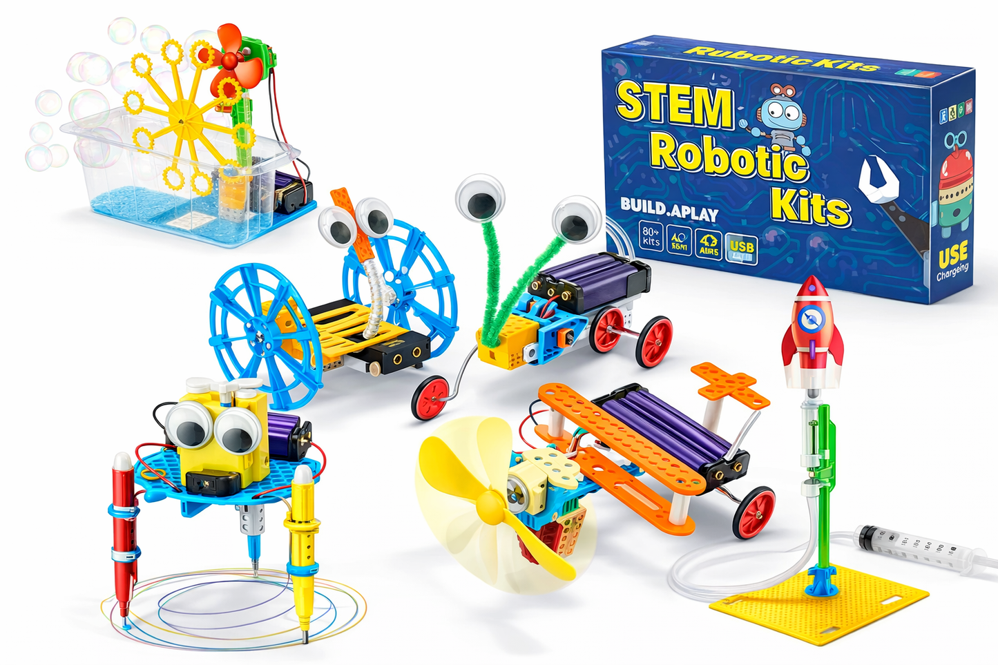 6-in-1 Robotics Experiments & Engineering Kit