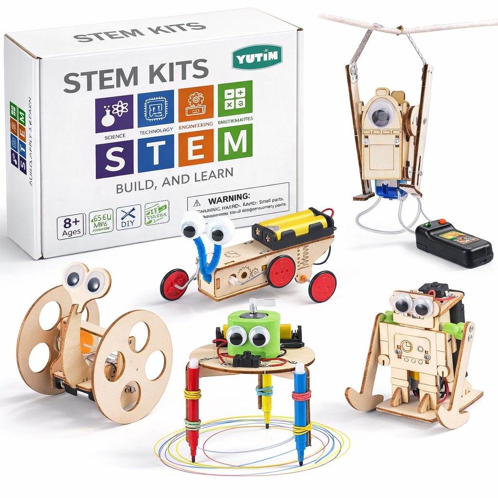 5-in-1 Wooden Robotics Engineering