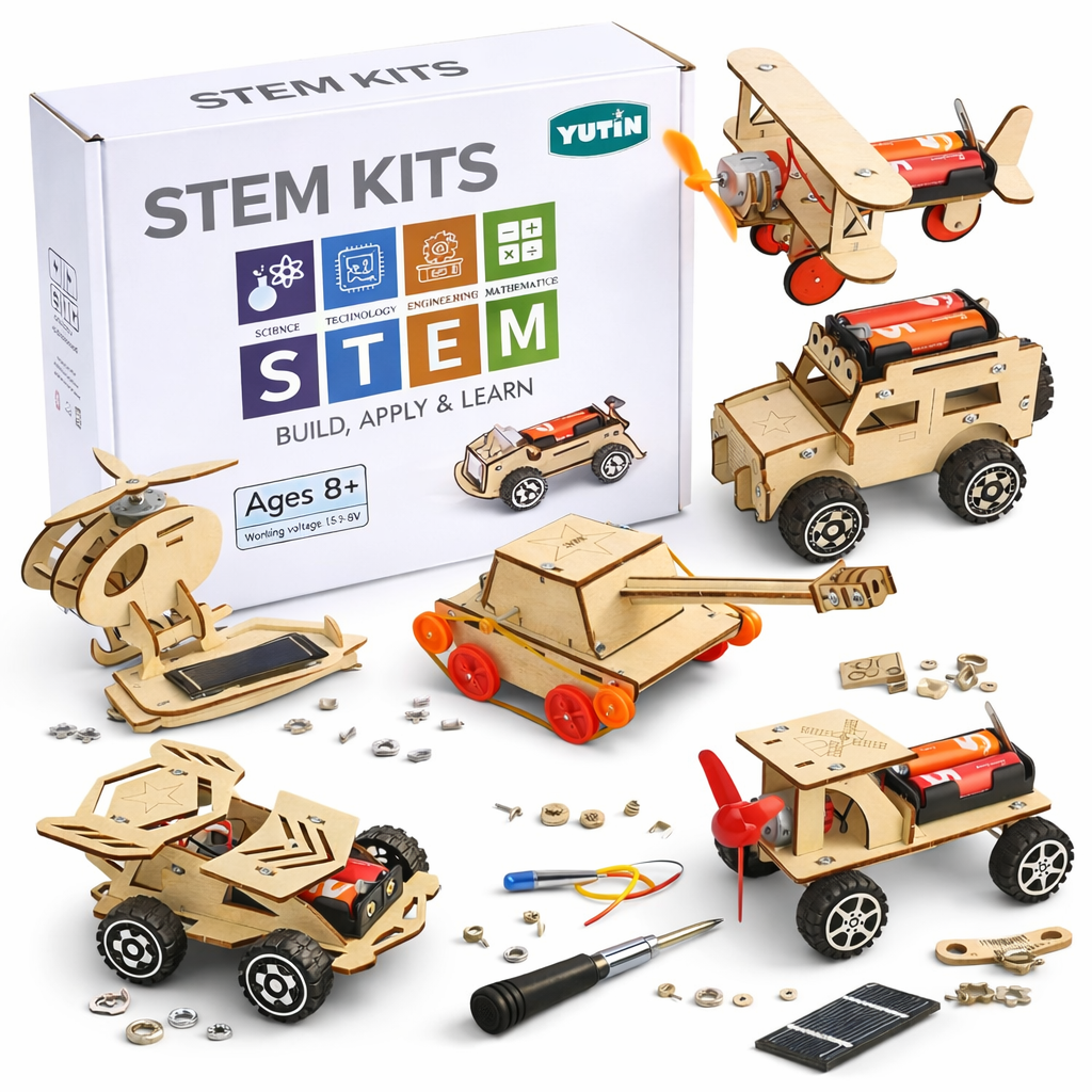 DIY Wooden Engineering Puzzle Set